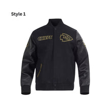 Kansas City Chiefs Black Wool Varsity Jacket