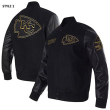 Kansas City Chiefs Black Wool Varsity Jacket