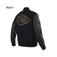 Kansas City Chiefs Black Wool Varsity Jacket