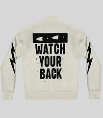 Protect Your Inner G Gang White Varsity Jacket
