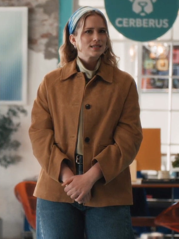 Elsbeth S01 Elizabeth Lail Brown Jacket