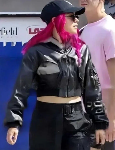 Rachel Leighton Captain America Brave New World Leather Jacket