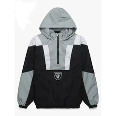 Raiders Starter Black and Grey Jacket