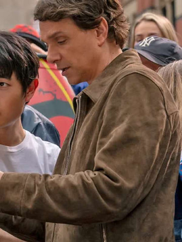 Ralph Macchio Karate Kid Legends Brown Jacket