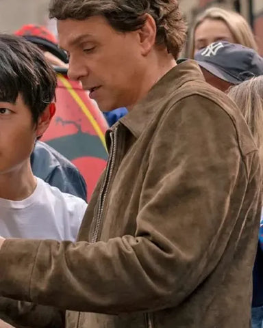Ralph Macchio Karate Kid Legends Suede Jacket
