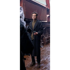 Rami Malek 2025 Movie The Amateur Black Coat