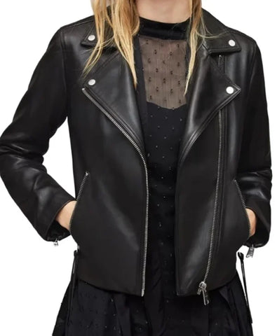 Ransom Canyon Lauren Glazier Black Leather Jacket