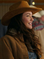 Minka Kelly Ransom Canyon Brown Leather Jacket