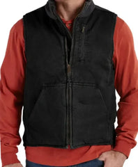 Ransom Canyon Staten Kirkland Black Denim Vest