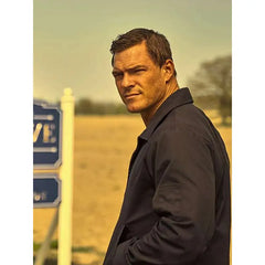 Reacher Alan Ritchson Black Jacket