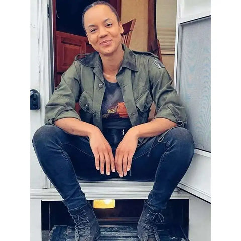 Reacher Maria Sten Green Jacket