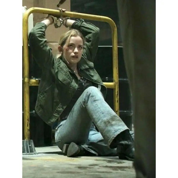 Reacher S01 Willa Fitzgerald Green Jacket