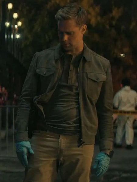 Reacher S02 David O’Donnell Grey Jacket