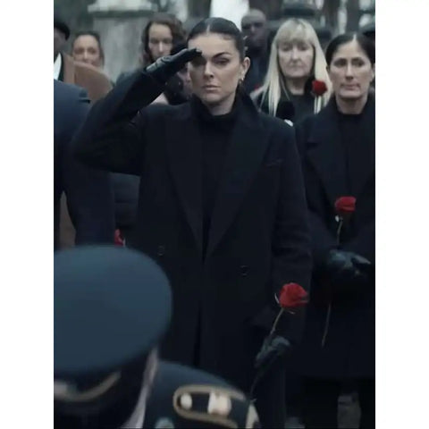 Reacher S02 Karla Dixon Black Coat
