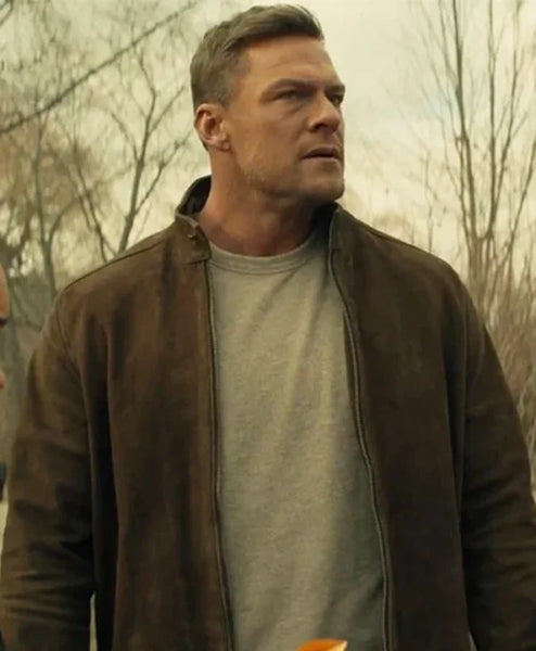 Reacher S03 Alan Ritchson Suede Jacket