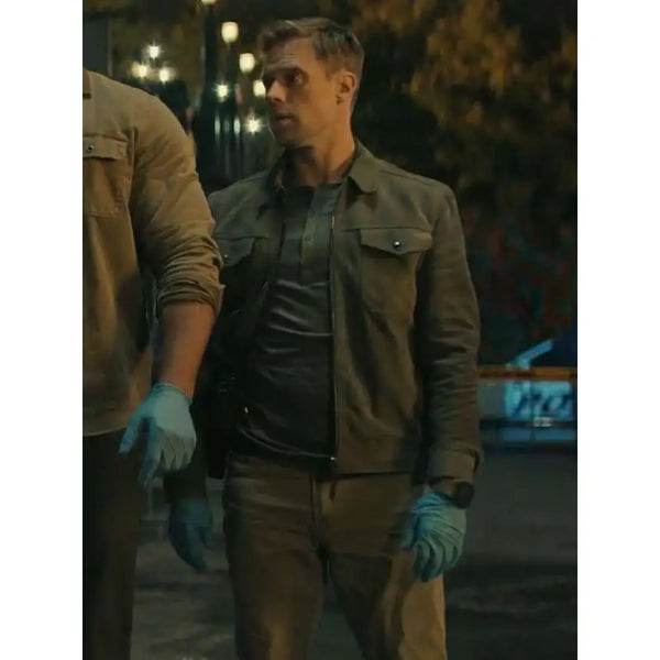 Reacher S02 David O’Donnell Grey Jacket