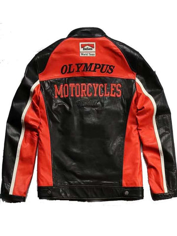 Motorcycle Ferrari Racing Leather Jacket