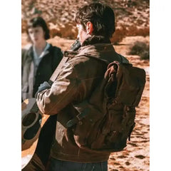 Red Plague 2025 Chad Sellers Brown Leather Jacket