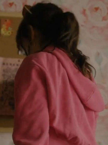 Jenna Ortega Winter Spring Summer or Fall Pink Hoodie