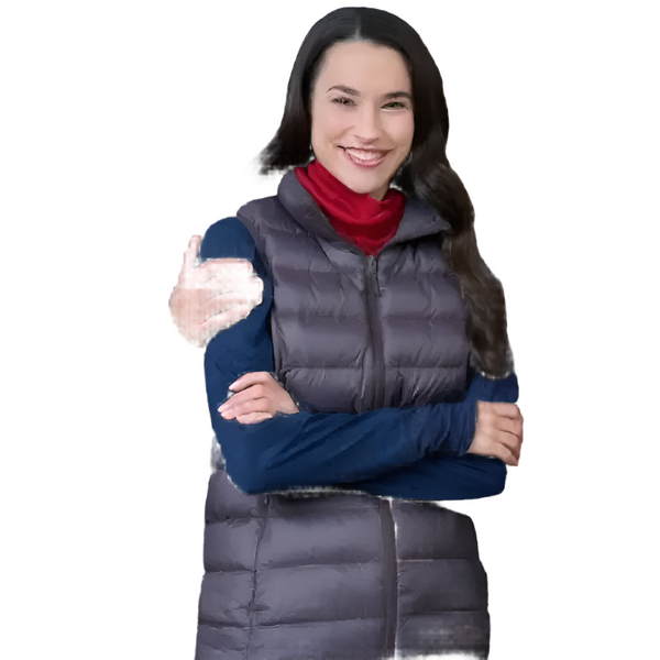 Rhiannon Fish Polar Opposites Puffer Vest