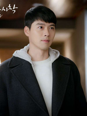 Ri Jeong-hyeok Crash Landing on You Black Coat