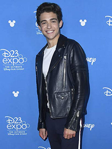 Ricky TV Series High School Musical Black Leather Jacket