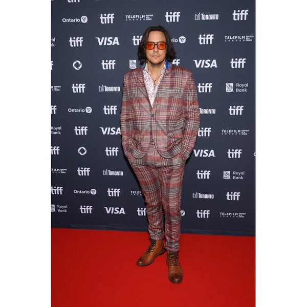 Ricky Russert 2025 Movie The Luckiest Man in America Flannel Suit