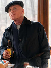 Ed Harris Riff Raff 2025 Black Long Jacket