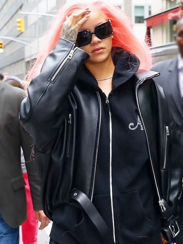 Rihanna NYC Met Gala 2024 Black Jacket