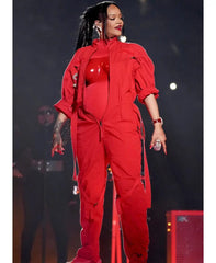 Rihanna Red Outfit