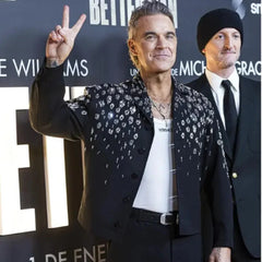 Robbie Williams Better Man 2024 Black Jacket