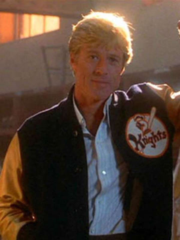 The Natural Roy Hobbs Black Bomber Jacket