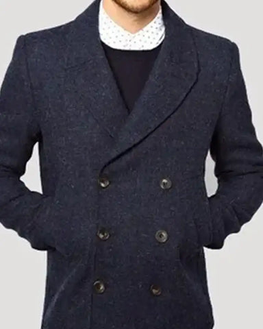 Doctor Who Season 15 Aneurin Barnard Blue Blazer