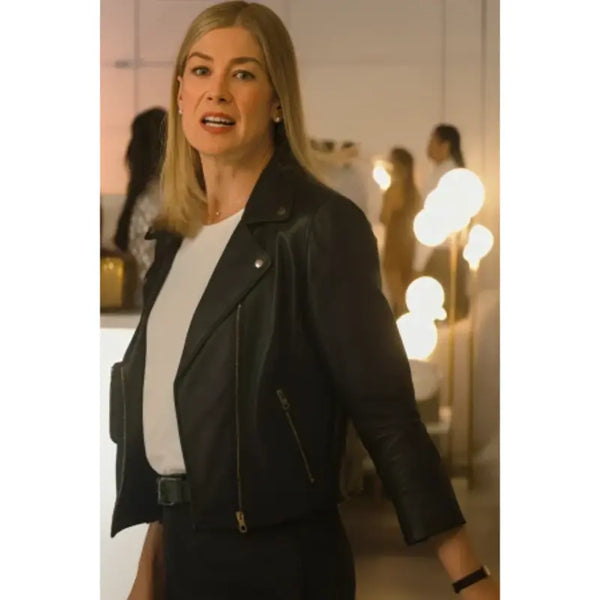Rosamund Pike Now You See Me 3 Leather Jacket