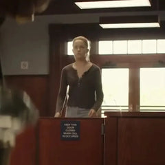 Roscoe Reacher Season 1 Cropped Henley T-Shirt