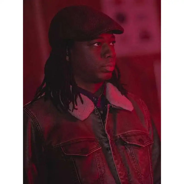 Round the Decay 2025 Cary Hite Brown Leather Jacket