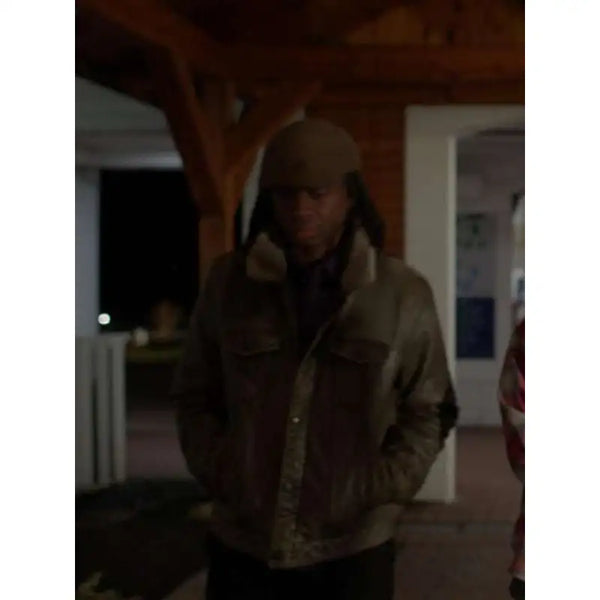 Round the Decay 2025 Cary Hite Brown Leather Jacket