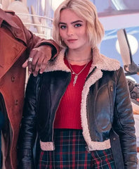 Ruby Sunday Doctor Who S14 Black Shearling Jacket