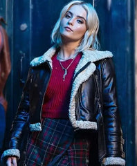 Ruby Sunday Doctor Who S14 Black Shearling Jacket