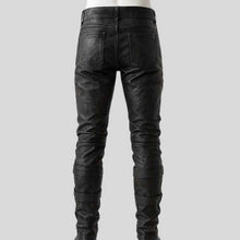 Men's Handmade Black Leather Warrior Pants