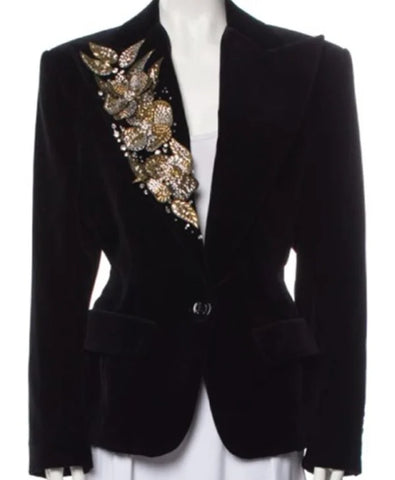 Running Point Kate Hudson Embellished Blazer