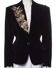 Running Point Kate Hudson Embellished Blazer