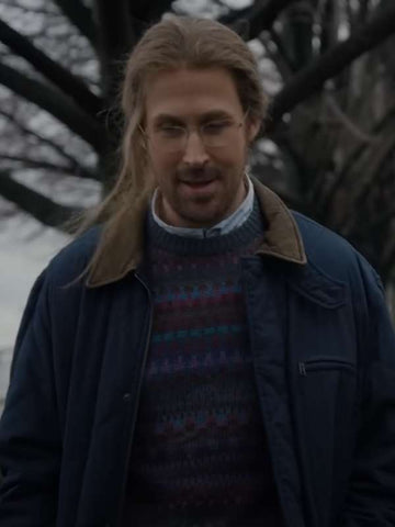 SNL Papyrus 2 Ryan Gosling Blue Jacket