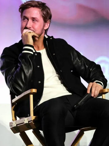 Ryan Gosling Movie Event Black Bomber Jacket