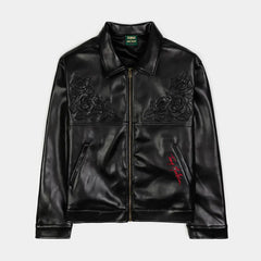 SP x Scarface Roses Leather Jacket