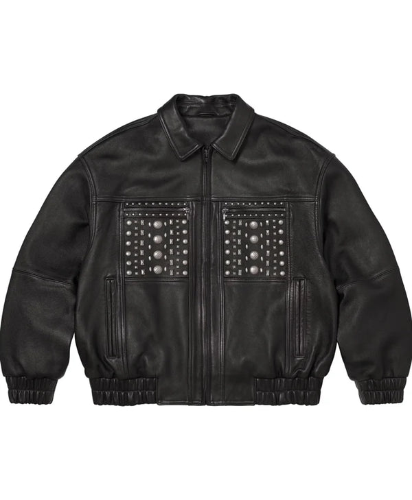 Supreme SS26 Studded Leather Jacket