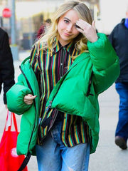 NYC Street Style Sabrina Carpenter Jacket