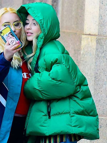 NYC Street Style Sabrina Carpenter Jacket