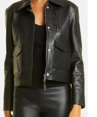 Sabrina Sohal Allegiance Leather Jacket