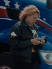 Sam Quartin Candy Land Black Leather Jacket